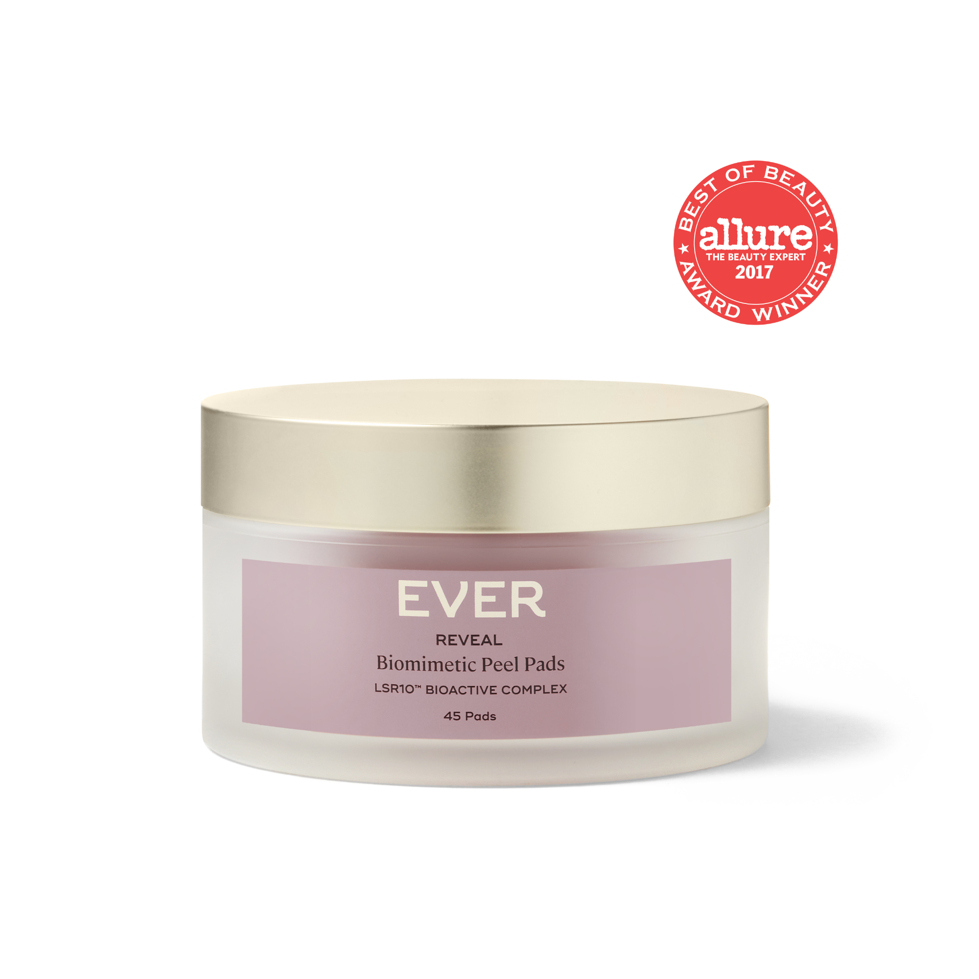 EVER Skincare Exfoliant 45 Count Jar REVEAL Biomimetic Peel Pads