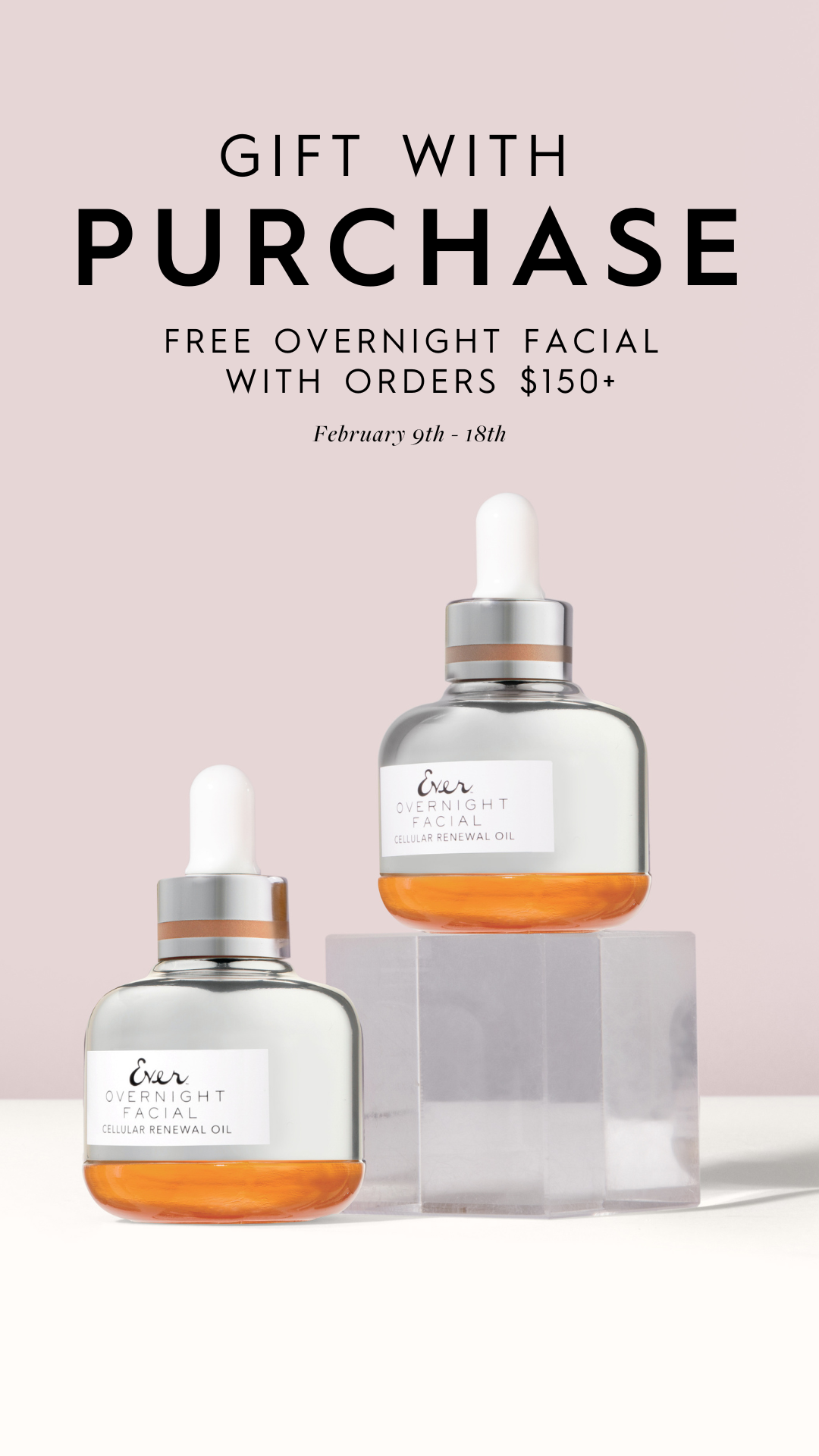 Free Overnight Facial Oil on Orders $150+