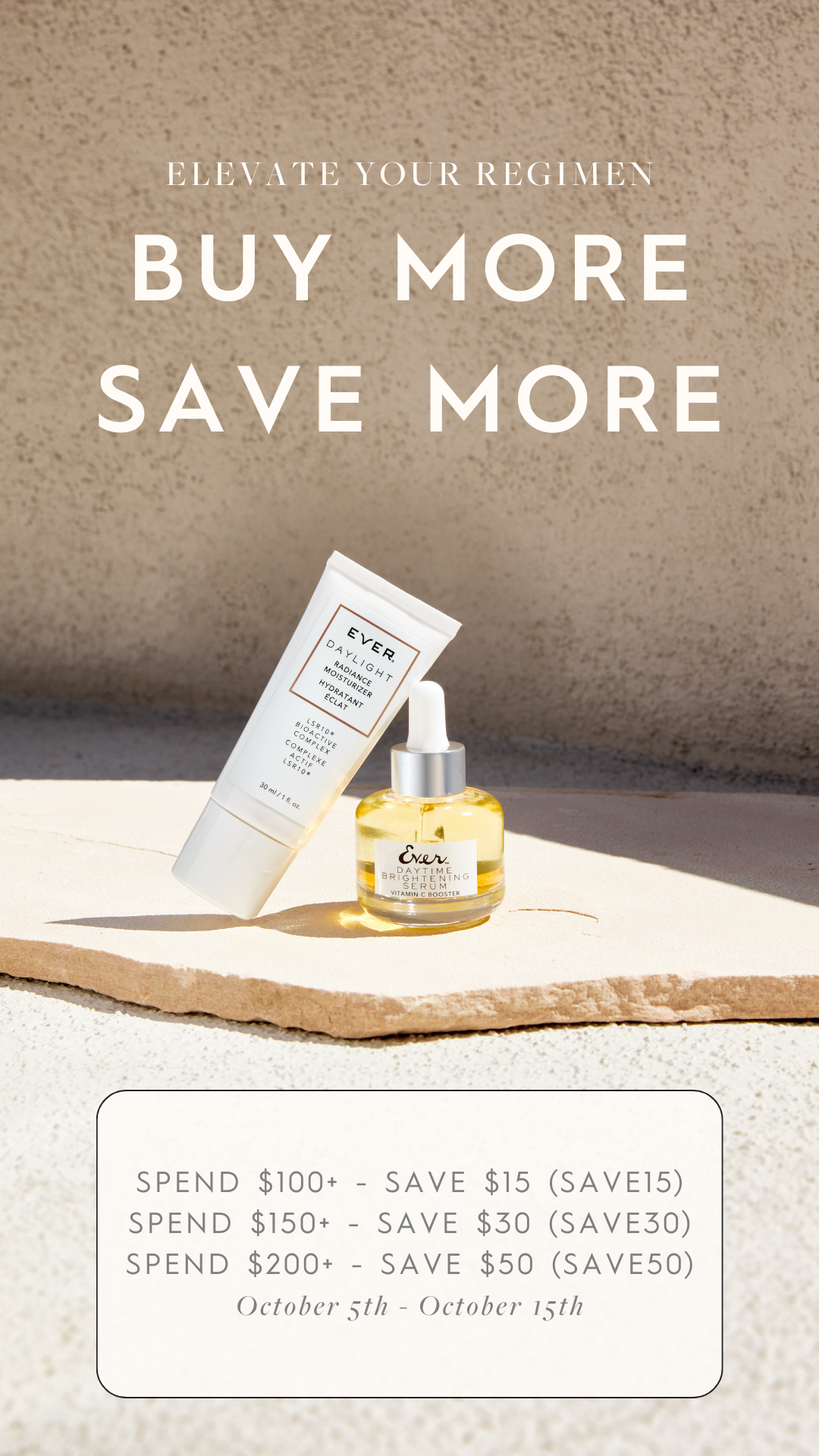 October Buy More, Save More Event