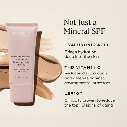EVER Skincare Sunscreen DAYLIGHT Radiance Tinted Moisturizer SPF 32