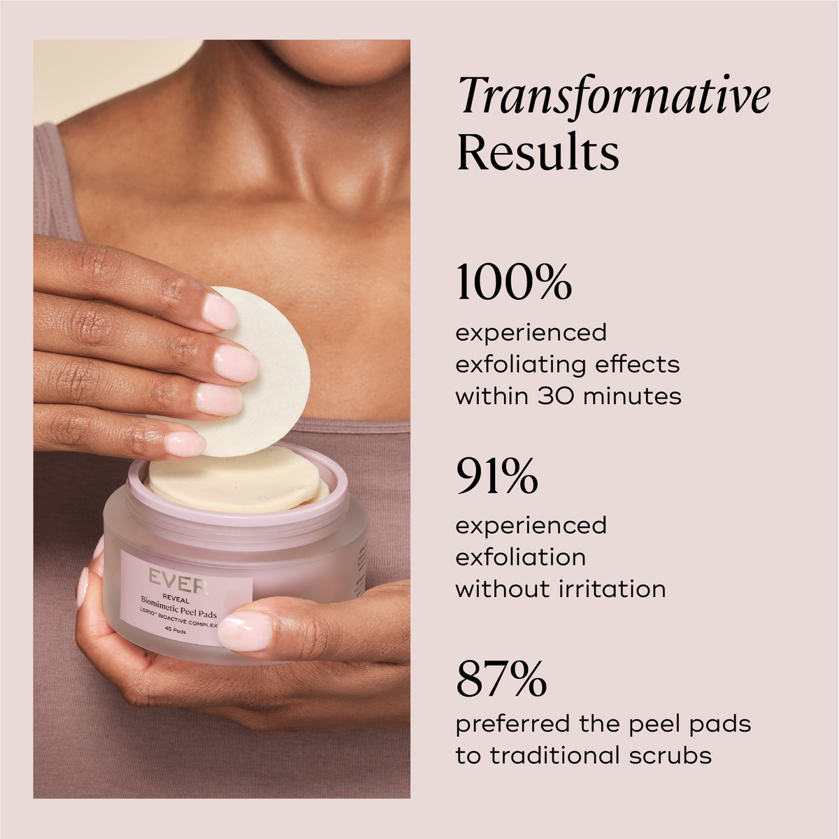 EVER Skincare Exfoliant REVEAL Biomimetic Peel Pads