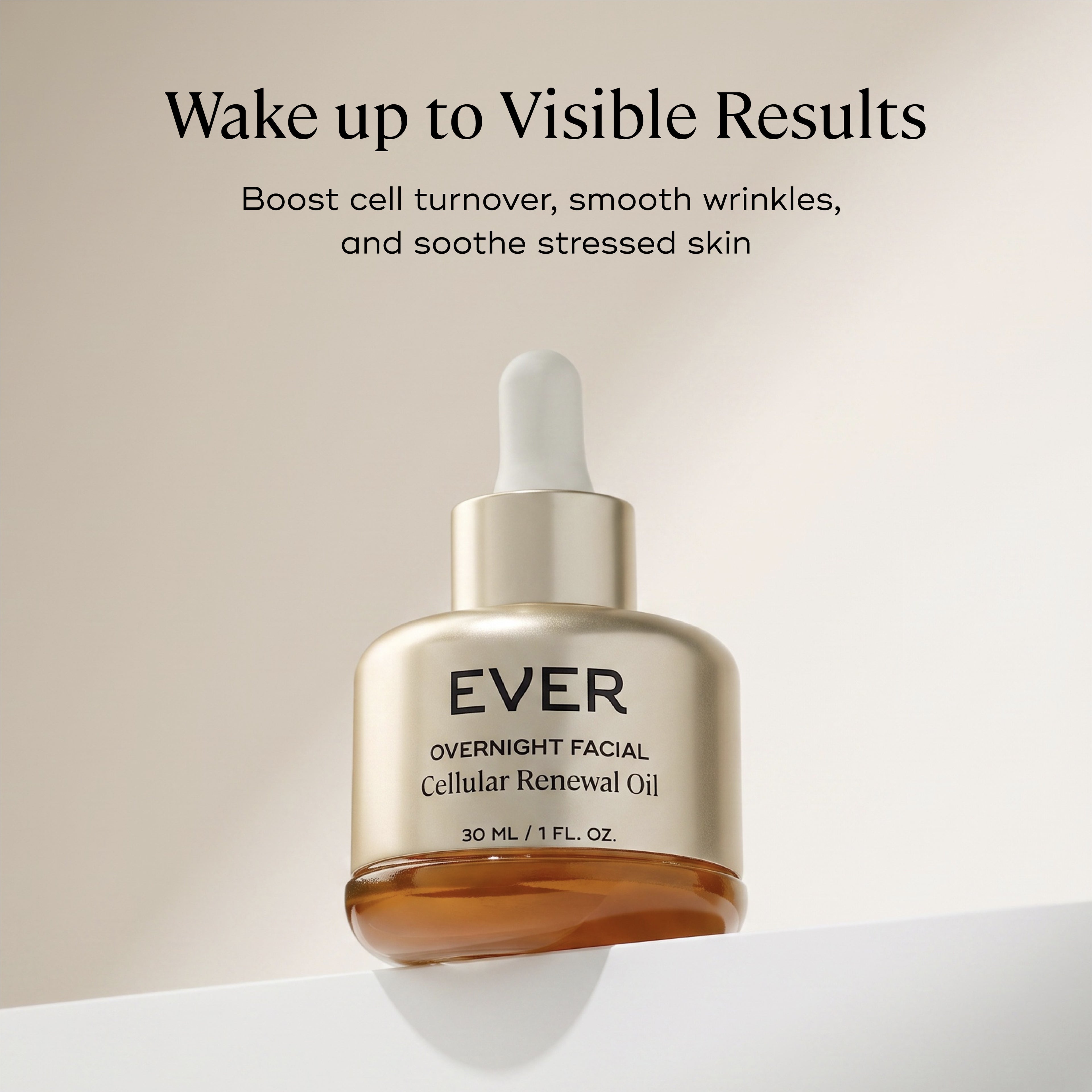 EVER Skincare Serum OVERNIGHT FACIAL Cellular Renewal Oil