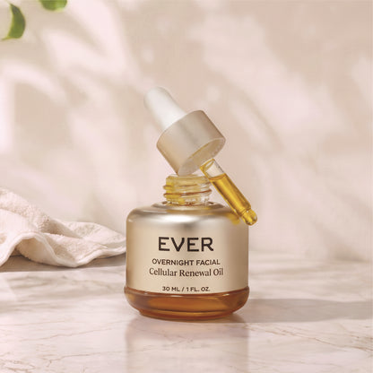 EVER Skincare Serum OVERNIGHT FACIAL Cellular Renewal Oil